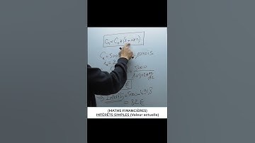 #shorts (2/12) Maths financières - INTÉRÊTS SIMPLES (Valeur actuelle)