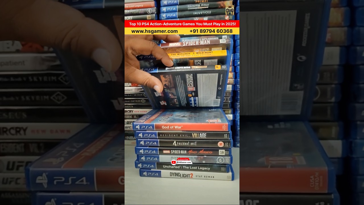 Top 10 PS4 Action-Adventure Games You Must Play in 2025! ๐ฅ | HSGamer
