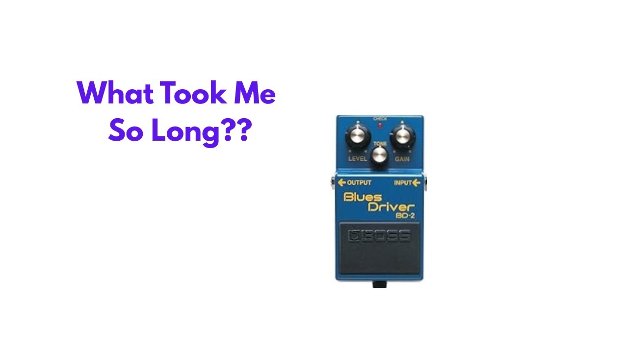 Boss BD-2 Blues Driver: первые впечатления после более чем 40 лет игры.