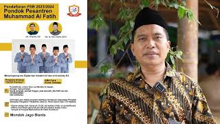 INFORMASI PENERIMAAN SANTRI BARU | Dr  Ir  H  Suranto, ST  MM MSi