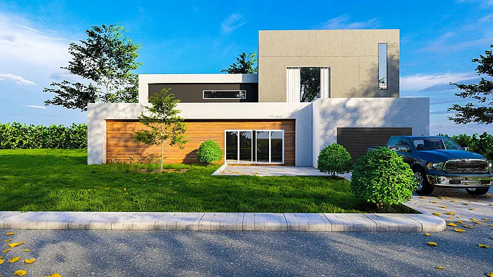 REALISTIC EXTERIOR RENDERING LUMION 11 3 STOREY HOUSE S8