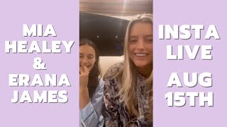 Mia Healey & Erana James | The Wilds | Instagram Live - Aug 15, 2021 (FULL)