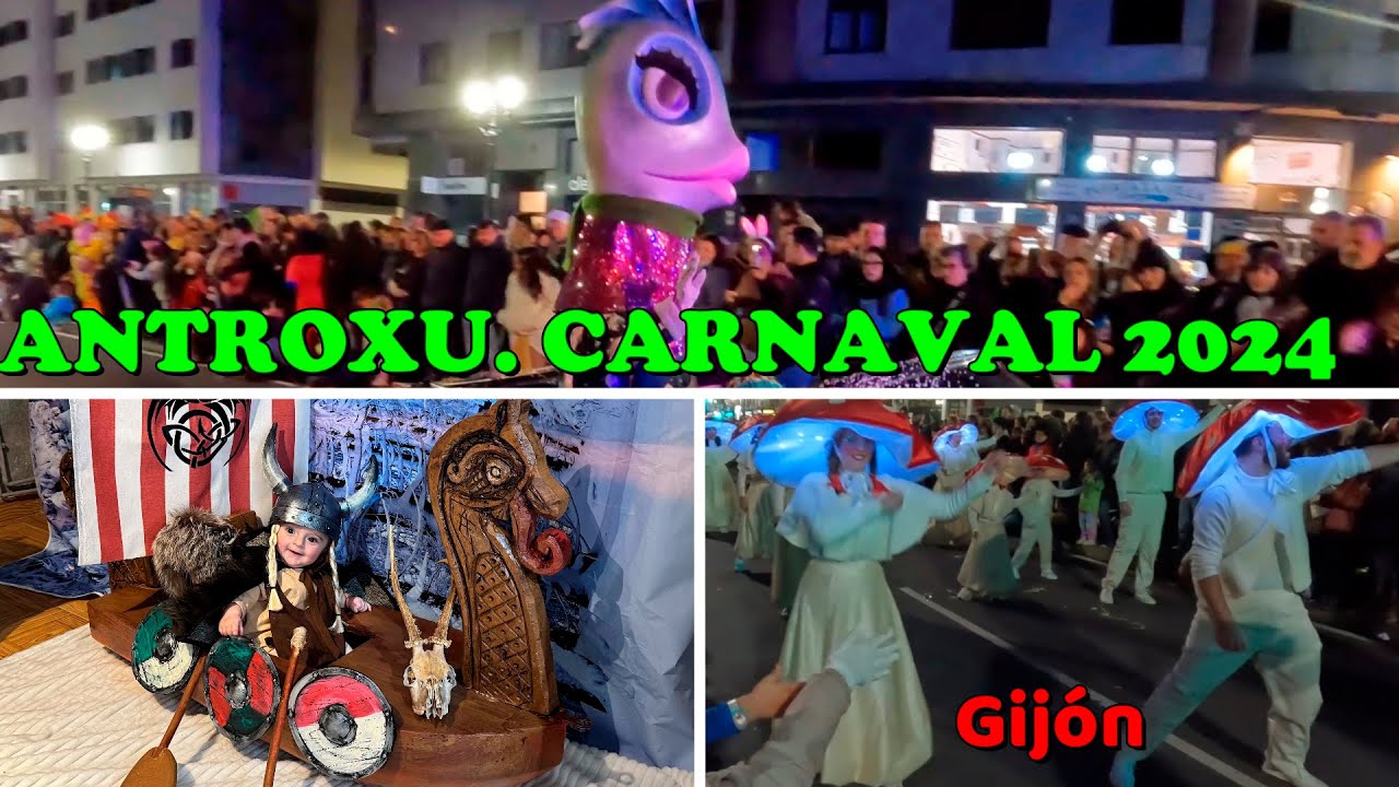 Antroxu. Carnaval 2024. Desfile Gijón