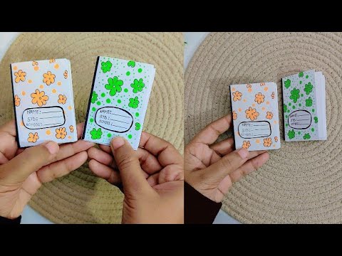 Mini notebook ideas 📒| Diy mini notebook #mininotebook #shorts #craft ...