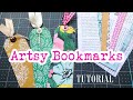 Artsy Bookmarks • Using up my scraps!