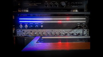 19" rack version Arduino VU meter