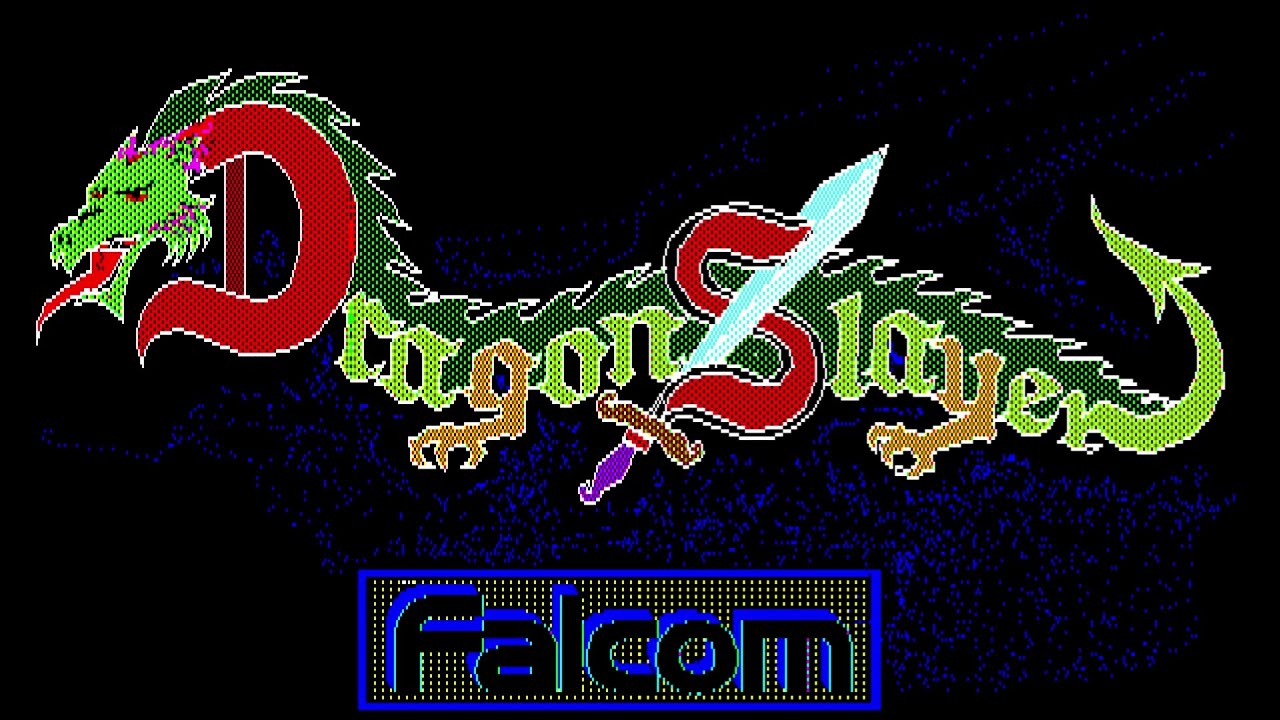 Dragon Slayer (PC-88) – Écran-titre – 1080p - YouTube