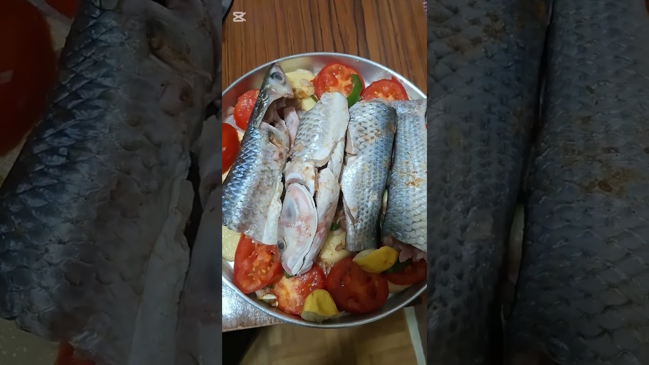 صنيه سمك بوري بالبطاطس لذيذه ولذوذه #اكسبلور #