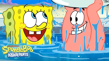 SpongeBob & Friends Experience Water UNDER Water! 🤿 | @SpongeBobOfficial