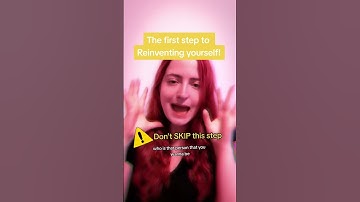 The first step to reinventing yourself #reinventingyourself #selfimprovement #alterego