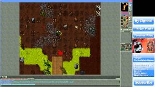 Let's Play Tibia: Paladin from start to... Part 2. (ENG)