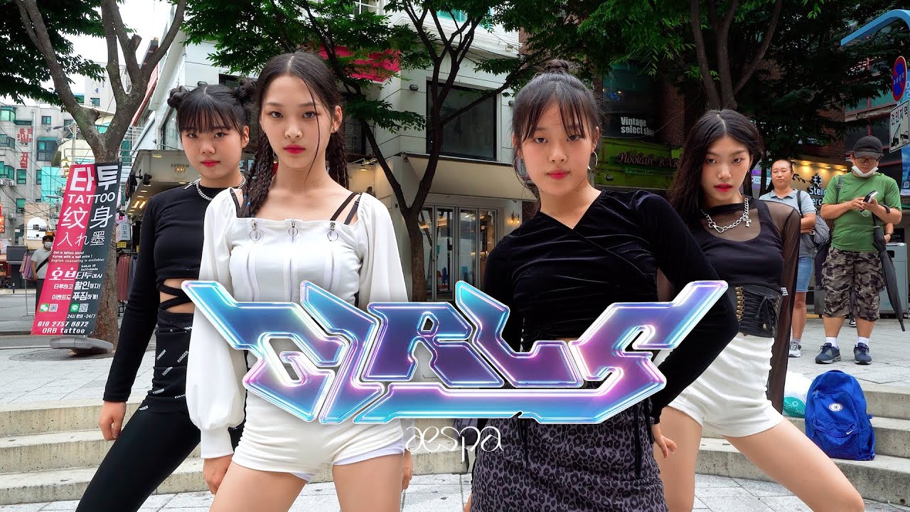 [짤킹] aespa 에스파 'Girls' Dance Cover 커버댄스 @홍대│K-POP IN PUBLIC│[BLACK DOOR 블랙도어]