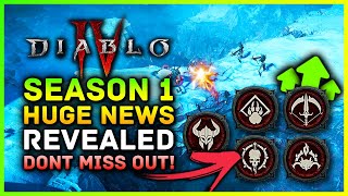 Diablo 4 - HUGE Season 1 News Release Date, Details, New Patch, Loot Drop & Battle Pass (Diablo IV)