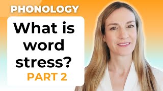 Word Stress - Part 2 | English Pronunciation  - The 8 rules of word stress