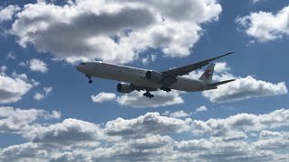 China Eastern Boeing 777-300ER Landing On RNW 05 At YYZ 