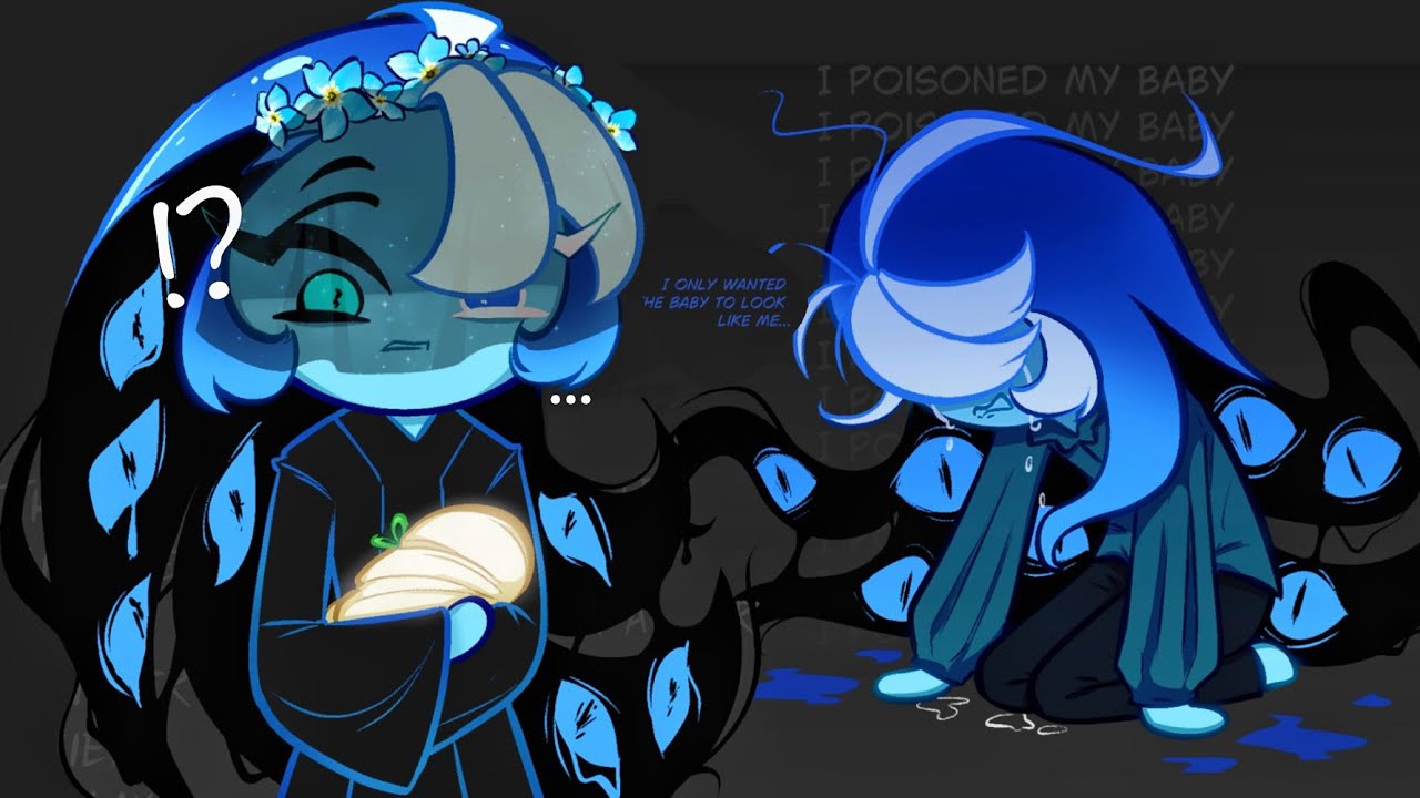 Did Shadow milk Lost their Baby bread😨?,Shadowmilk x P.vanilla,⚠️Emotional,Cookie run kingdom🍪Comic🌼