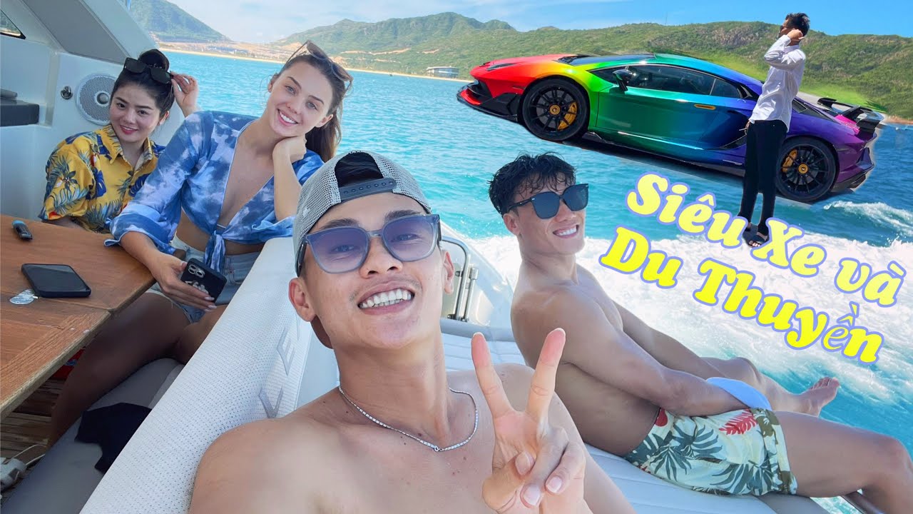 Phan Công Khanh, Bùi Tiến Dũng cùng Du Thuyền và Siêu Xe tại Quy Nhơn | Hương Việt | Vietnam Taste