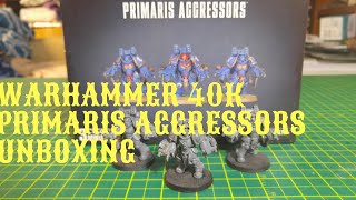 Warhammer 40k Primaris Aggressors Unboxing & Space Wolves upgrade sprue