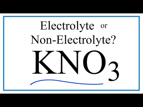 Video: Wat wordt geproduceerd wanneer kaliumnitraat wordt geëlektrolyseerd?