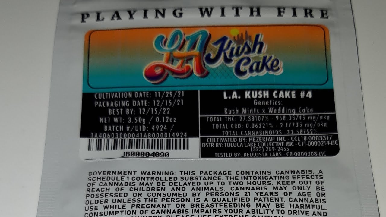 strain review jungle boys Kush cake