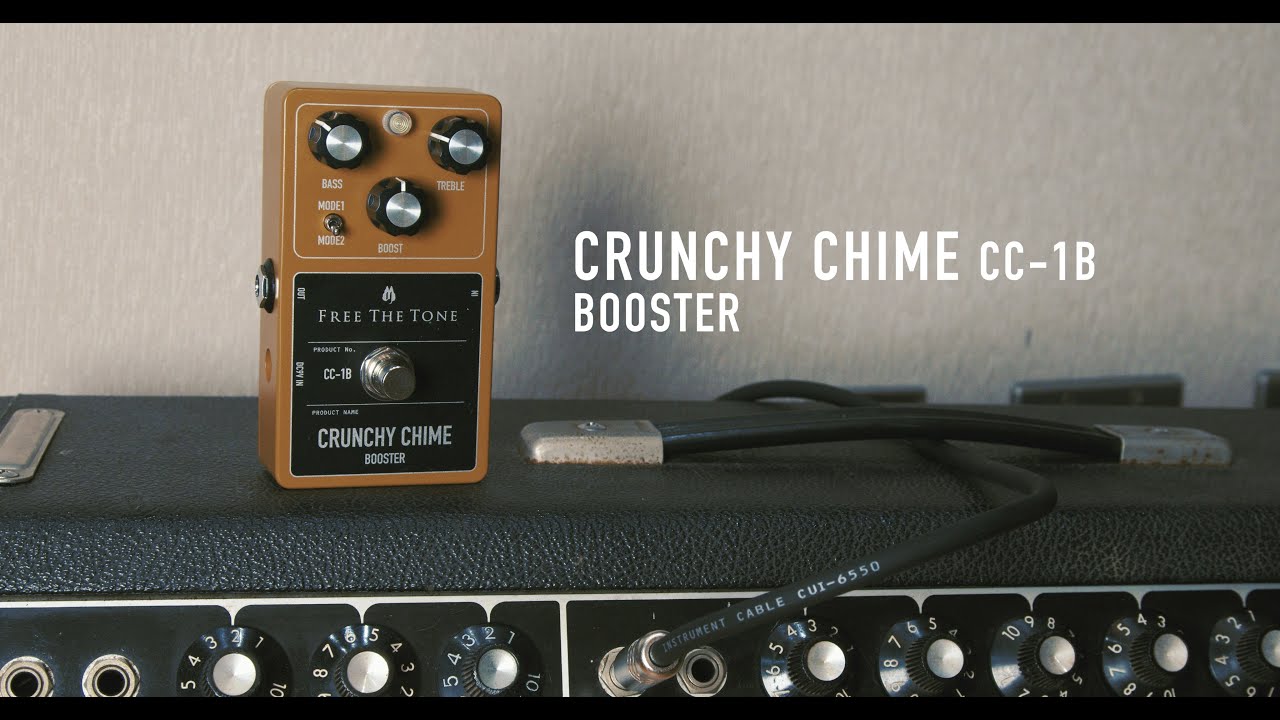 Free The Tone CRUNCHY CHIME CC-1B - BOOSTER DEMO