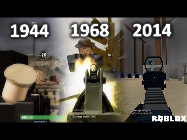 Roblox War Games And Their Timeline In History 1900s 2020s Youtube - roblox history timeline