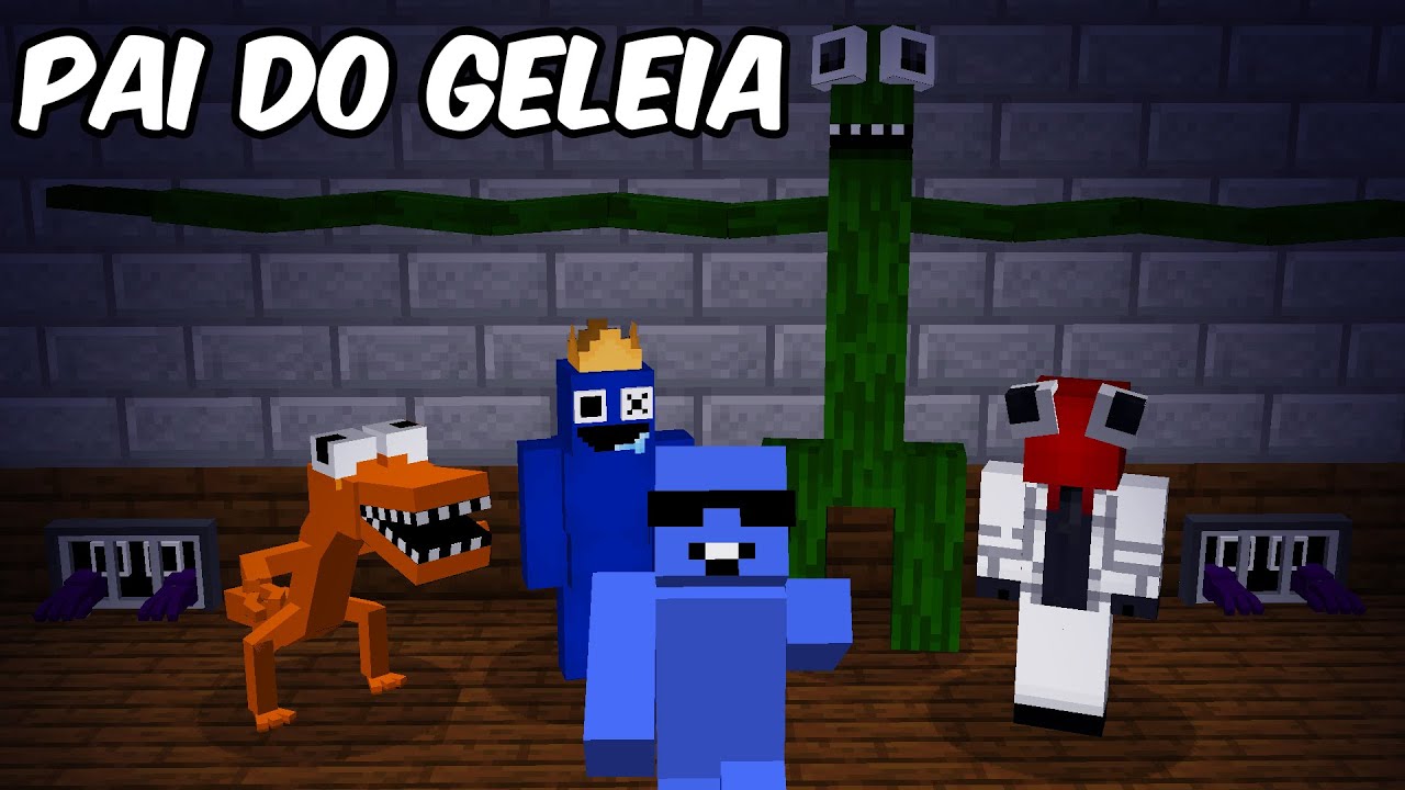 Ciano e azul geleia Minecraft Skin