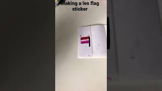 Making a lesbian flag sticker || Lucydraws screenshot 2