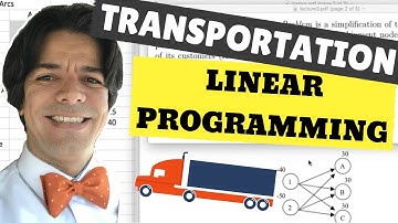 Linear Programming: Transportation with Excel Solver (Network Flows Part 1)