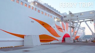 Riding Luxury Capsule Ferry to Oita Yufuin Ghibli Village, Hells of Beppu