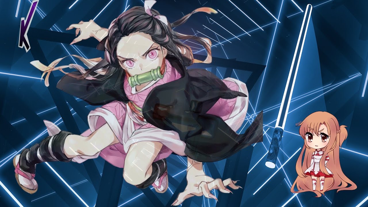 Beat Saber Demon Slayer Ep 19 Ending Kamado Tanjiro No Uta Music Box 鬼滅之刃第19集片尾曲 Asuna Saber Youtube