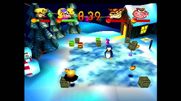 Crash Bash PS1 Classics Walkthrough Part 10 - Warp Room 3