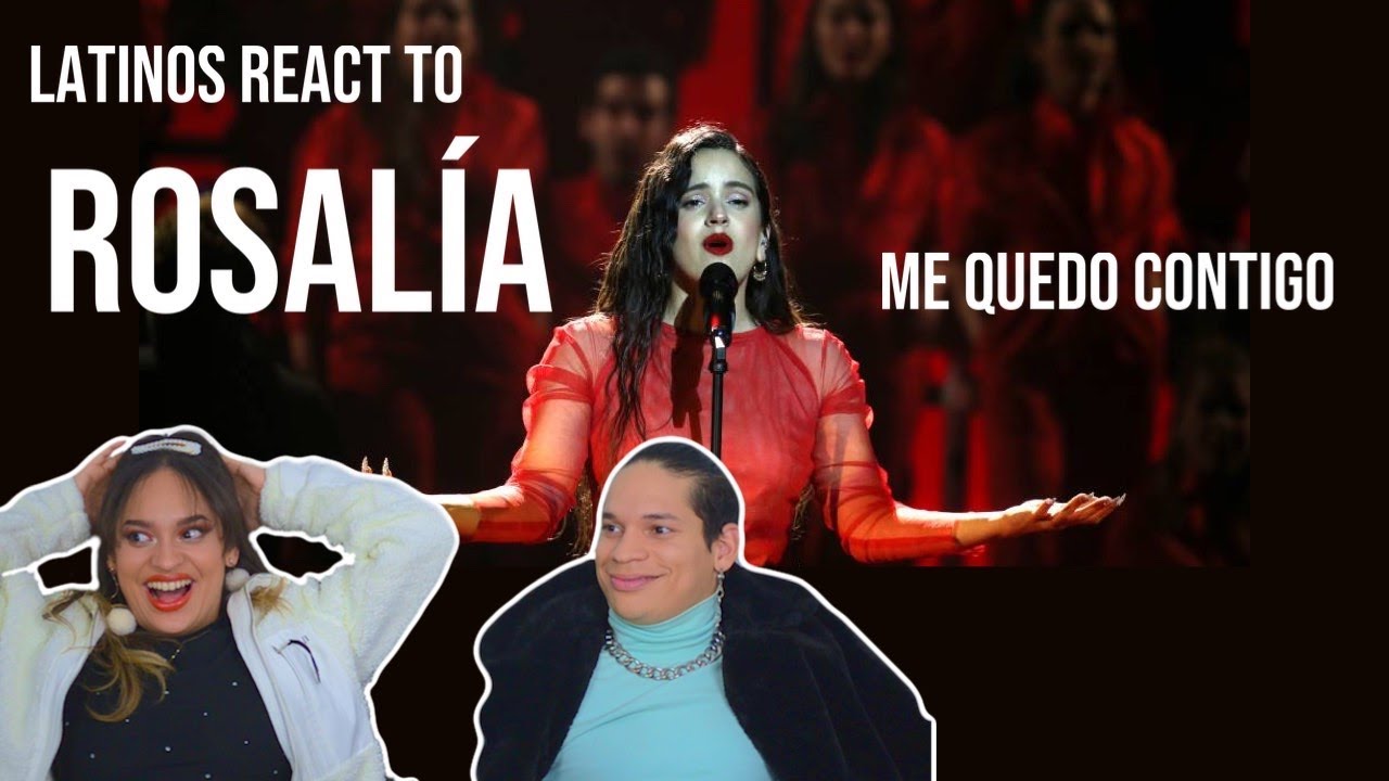Latinos react to Rosalía canta 'Me quedo contigo' | Goya 2019 SPANISH REACTION| FEATURE FRIDAY ✌