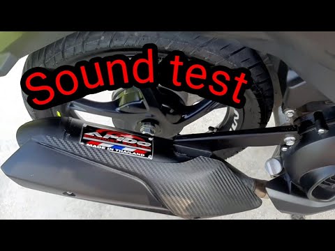 Yamaha Mio i 125 Apido Chicken pipe sound test