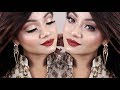 গোল্ডেন গ্লিটার মেকআপ টিউটোরিয়াল | Golden Glitter Cut Crease Makeup - Indian Wedding Guest Makeup