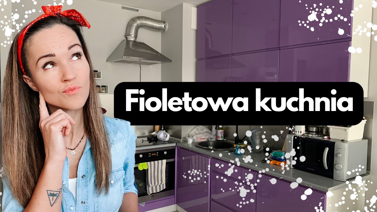 Pogotowie porządkowe na ratunek małej fioletowej kuchni