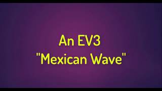 A LEGO EV3 Mexican Wave
