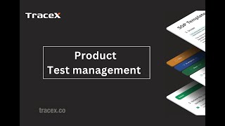 TraceX | Product test management