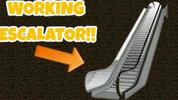 WORKING ESCALATOR IN MINECRAFT PE!!