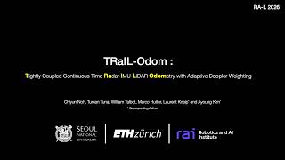 TRaIL-Odom: Tightly Coupled Continuous Time Radar-IMU-LiDAR Odometry with Adaptive Doppler Weighting