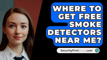 Where To Get Free Smoke Detectors Near Me? - SecurityFirstCorp.com