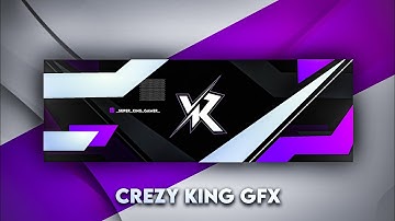 How To Make Gaming Banner On Android | GFX On Android | IOS, Android | Crezy King GFX
