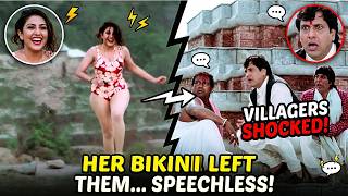 विदेसी बीवी का बवाल, छोटे कपड़ों मे नहाने गई तालाब | BANARASI BABU 1997 | Govinda, Kader Khan, Ramya