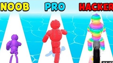 Rope man run game video all levels and walkthrough Android iOS gameplay new update