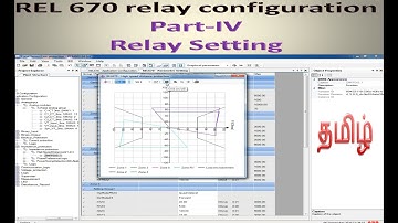 REL 670 Relay Configuration Part-IV | Relay setting in Tamil