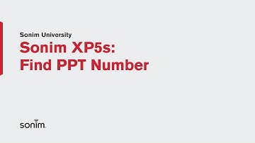 Sonim XP5s - AT&T EPTT   Find PTT Number