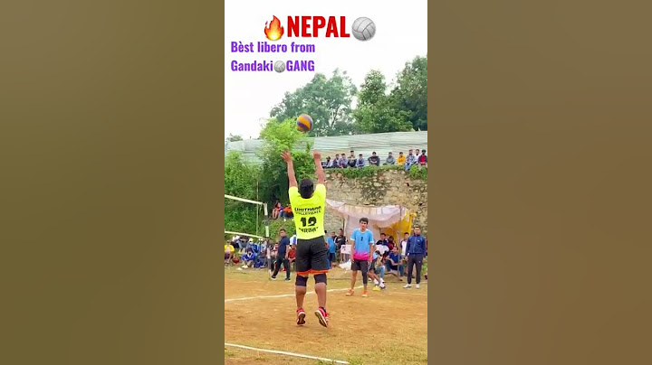 🔥NEPAL🏐॥Gandaki🏐GANG॥Baglung🏐❤️॥#shorts #sportscounter #volleyball #nepal
