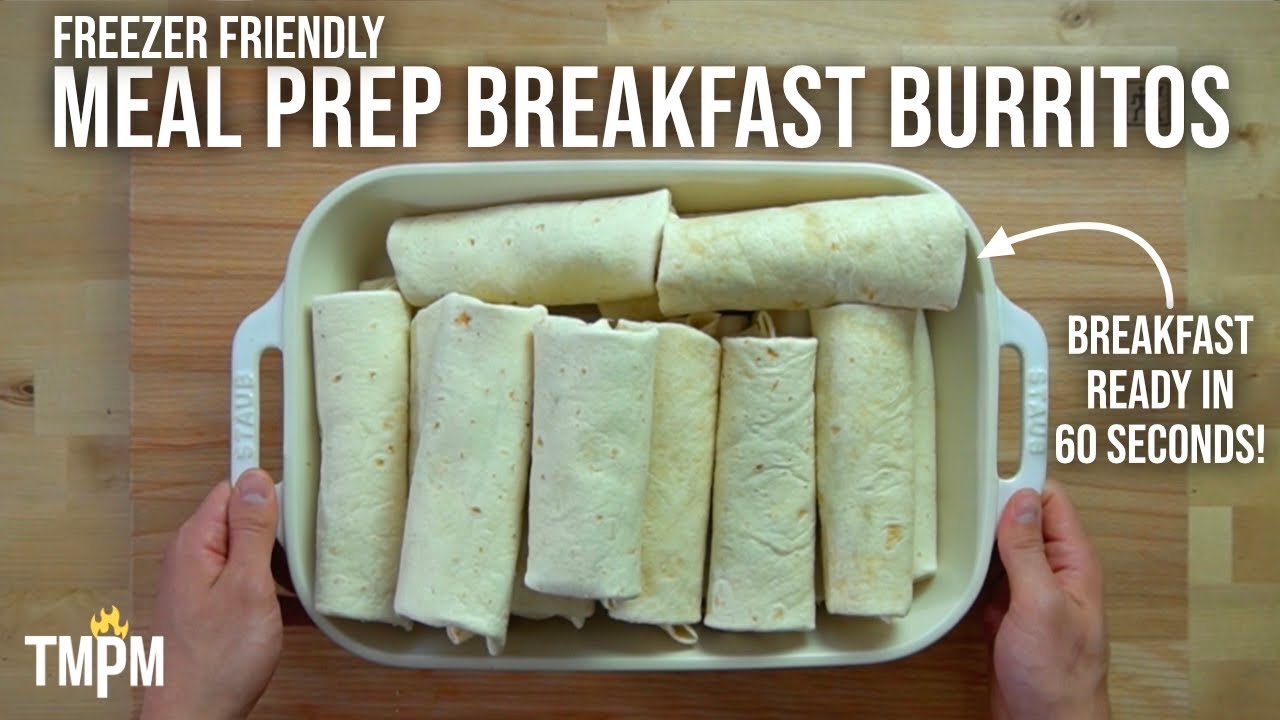 Готовьте завтрак за 60 секунд каждое утро с этими морозильными буррито.