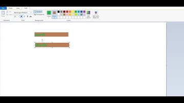 How to change Background color of Text box in MS Paint || Text Background Color || Color Highlighter