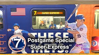 ⁴ᴷ ᴴᴰᴿ Postgame Special ＜7＞ Super-Express Trains (Featuring Mets Ad-Wrap) screenshot 2
